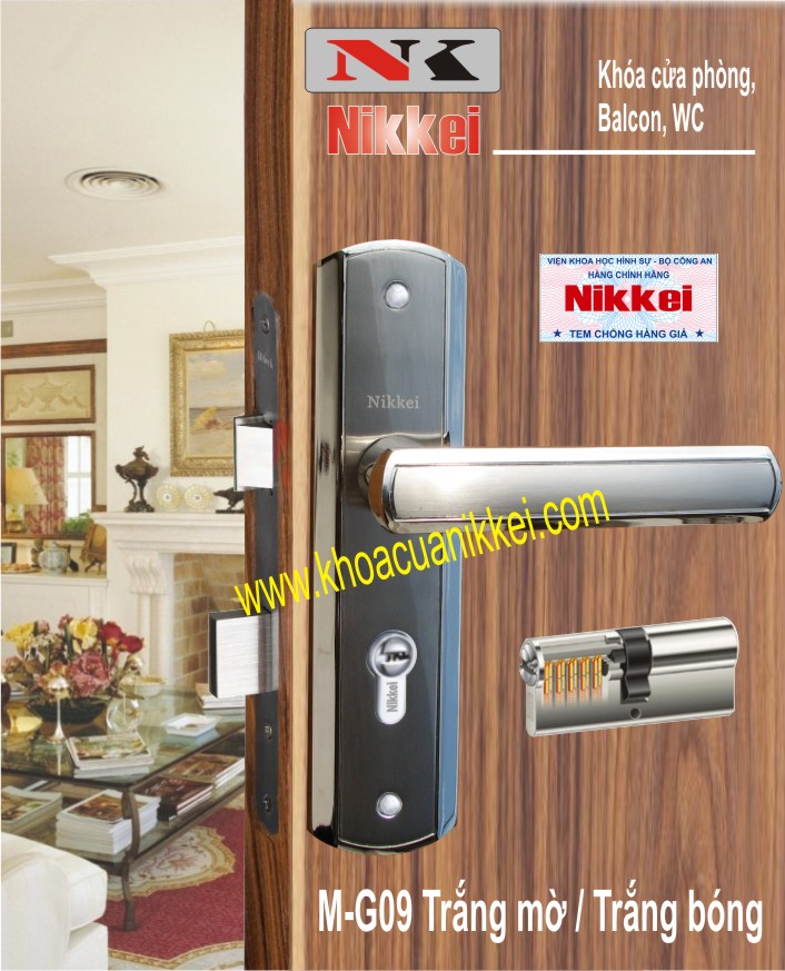 KHÓA NIKKEI NHẬT MG09 DÙNG CHO CỬA PHÒNG,BAN CÔNG,WC KHÓA NIKKEI NHẬT MG09 DÙNG CHO CỬA PHÒNG,BAN CÔNG,WC