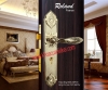 sản phẩm cao cấp Khóa Roland (Đồng đúc) dùng cho cửa chính 8539-239 Vàng bóng - anh 1