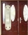 CHỐT CỬA CHÍNH BẰNG CLEMON TAY CỨNG TRẮNG INOX304