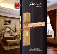 Khóa Roland (Đồng đúc) dùng cho cửa phòng 5851-251 Vàng bóng
