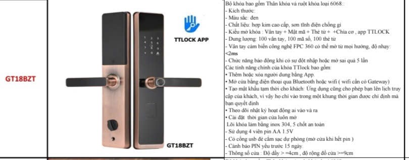 Khóa vân tay cao cấp giá rẻ cho cửa chính chung cư Khóa vân tay cao cấp giá rẻ cho cửa chính chung cư