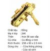 Khoá Đồng Jep Khóa cửa thông phòng mạ vàng JP-505-24k - anh 1
