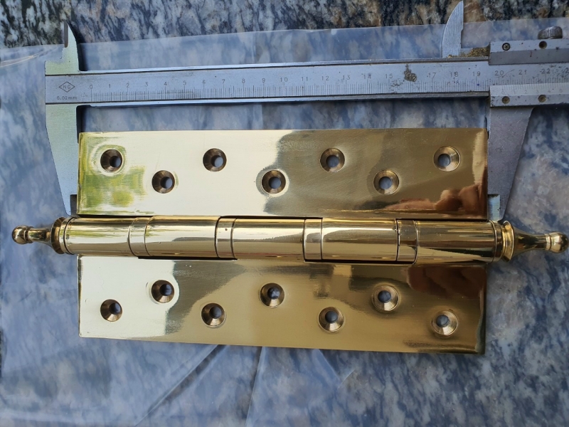 Bản lề lá đồng trơn cao cấp 20cm cho cửa gỗ đại sảnh C20 Bản lề lá đồng trơn cao cấp 20cm cho cửa gỗ đại sảnh C20