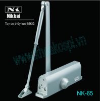 Tay đẩy hơi, tay co thuỷ lực Nikkei NK-65 cao cấp giá rẻ tải trọng 65kg cho cửa gỗ, cửa thép chống cháy