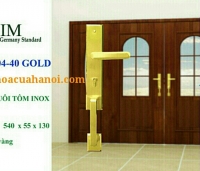 KHÓA ĐẠI SẢNH HIỆN ĐẠI INOX304 ĐUÔI TÔM MÀU GOLD VÀNG