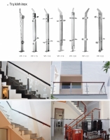 TRỤ KÍNH INOX, LAN CAN CẦU THANG KÍNH, CHẮN LAN CAN KÍNH BỀN ĐẸP VÀ HIÊN ĐẠI,CATALOG TRỤ CẦU THANG INOX KÍNH 12